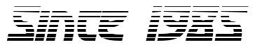 Font SF-Retroesque-FX-Oblique: Since 1985