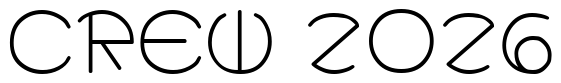Font ZirkleOne-Regular: CREW 2026