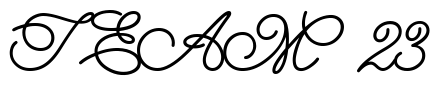 Font 1-Whirlygig-DNA: TEAM 23