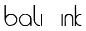 Font 1920: Bali Ink