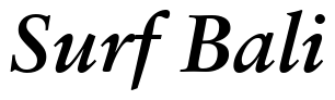 Font 12Sabon-14232-Bold-Italic: Surf Bali