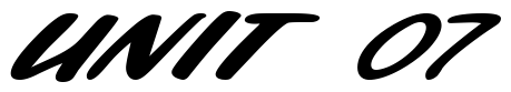 Font 1-Santa-Fe-DNA: UNIT 07