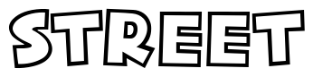 Font 0-Toon-Block-DNA: STREET