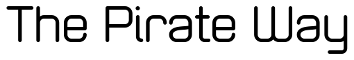 Font Zolano-Sans-BTN: The Pirate Way