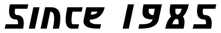 Font SF-Retroesque-Oblique: Since 1985
