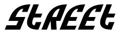Font Zone-Rider-Exp-Italic: STREET