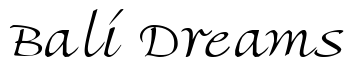 Font AmbienteScriptSSK: Bali Dreams