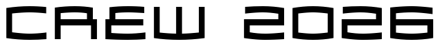 Font Zosma: CREW 2026