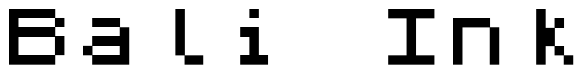 Font ZX-Spectrum preview