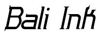 Font Zoloft-Bold-Italic 2 preview
