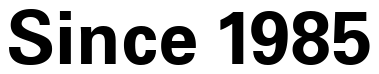 Font Zurich-Greek-Bold-BT: Since 1985
