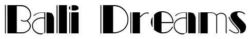 Font 07: Bali Dreams