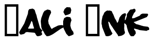 Font 08-Underground: Bali Ink