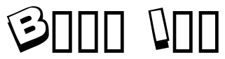 Font ZoinkFat: Bali Ink