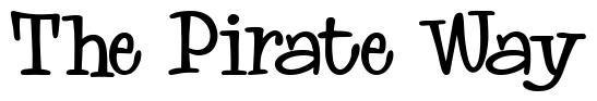 Font 0-Whoa-DNA: The Pirate Way