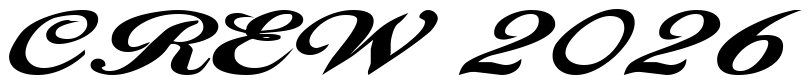 Font ZimmermanExtended-Bold: CREW 2026