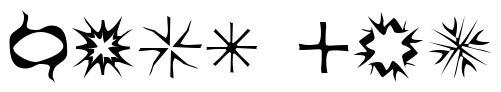 Font Zone23_foopy8: Bali Ink