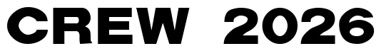 Font ArenaBlackExtended: CREW 2026