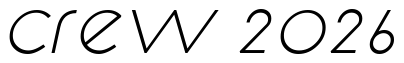 Font ZoobeSSK-BoldItalic: CREW 2026