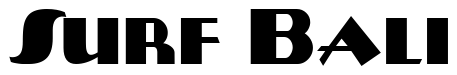Font 2-Downtown-special-DNA: Surf Bali