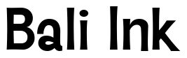 Font Blairesque-Gothic-JF: Bali Ink