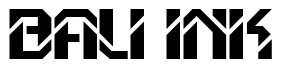 Font Dex_Gothic_Becker: Bali Ink