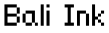 Font -9: Bali Ink
