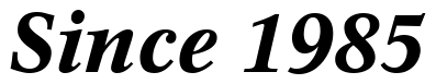Font 12-Concorde-Bold-Italic-14319: Since 1985