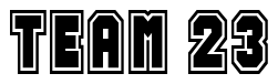 Font Jersey-Condensed-Normal: TEAM 23
