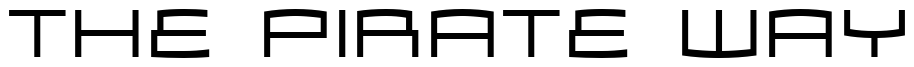 Font Zosma-Light: The Pirate Way