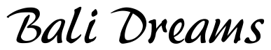 Font AR-Script3-Bold: Bali Dreams