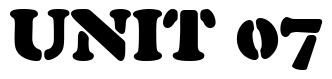 Font Cooper_Becker_Stencil preview
