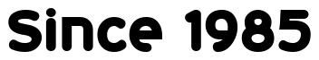 Font 20th-Century-Font-Bold: Since 1985