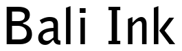 Font BellGothic-BT-Bold: Bali Ink