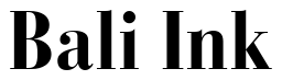Font 12BauerBodoni-24033-Condensed-Bold: Bali Ink