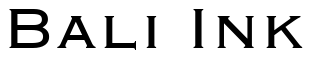 Font Copperplate-Gothic-BT: Bali Ink