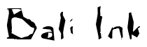 Font Zyankali: Bali Ink