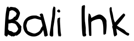 Font 2Peas-FunnyHoney: Bali Ink
