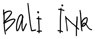 Font 2Peas-Dolce: Bali Ink