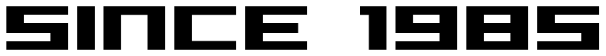 Font 04b_09: Since 1985