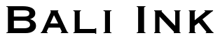 Font CopperplateGothicThirty-OneBC: Bali Ink