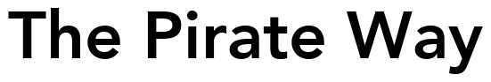 Font 12-Avenir-85-Heavy-08173: The Pirate Way