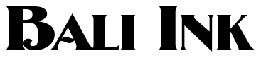 Font 2-Deco-Roman-DNA: Bali Ink