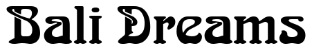 Font Arbian-Script: Bali Dreams