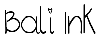 Font 2Peas-Precious-One: Bali Ink