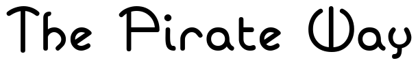 Font ZirkleOne-Bold: The Pirate Way