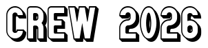 Font Zillah-Modern-Offset-Outline: CREW 2026