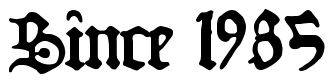 Font 1454-Gutenberg-Bibel: Since 1985