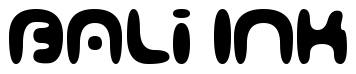 Font 001-Interstellar-Log: Bali Ink