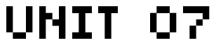 Font 04b_03: UNIT 07